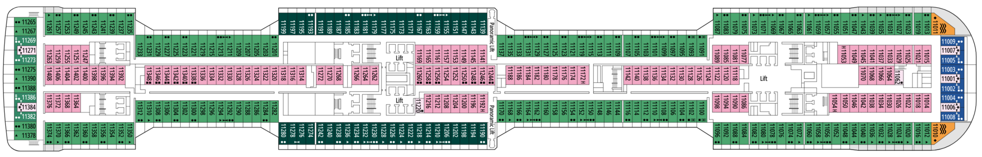 Deck 11 - Acropolis plan